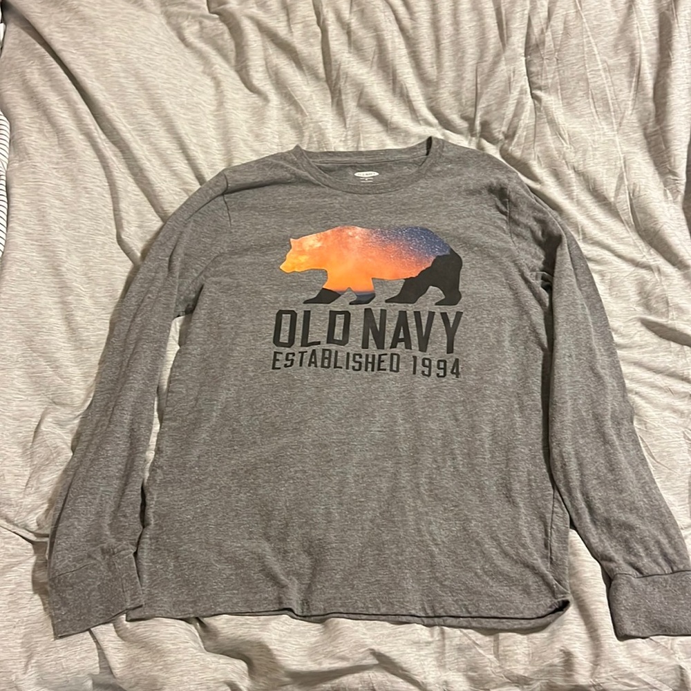 grey old navy long sleeve